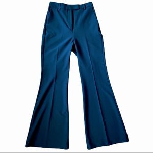 NWOT Express black super high rise flare pants size 6